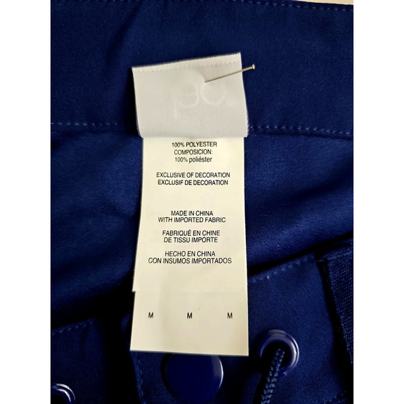 JAG ~Woman Size M~ Navy Blue Golf Chino Shorts w/Logo NWT. - Picture 7 of 11